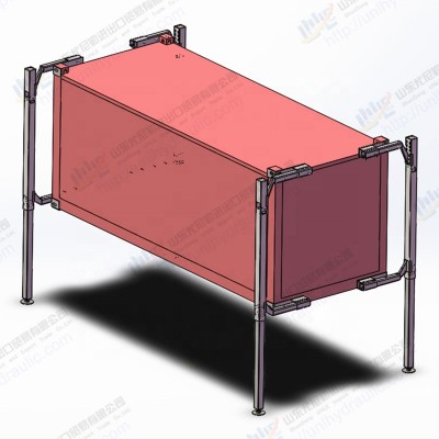 20' 40 'container telesope lift jack Hydraulic cylinder with hydraulic power unit